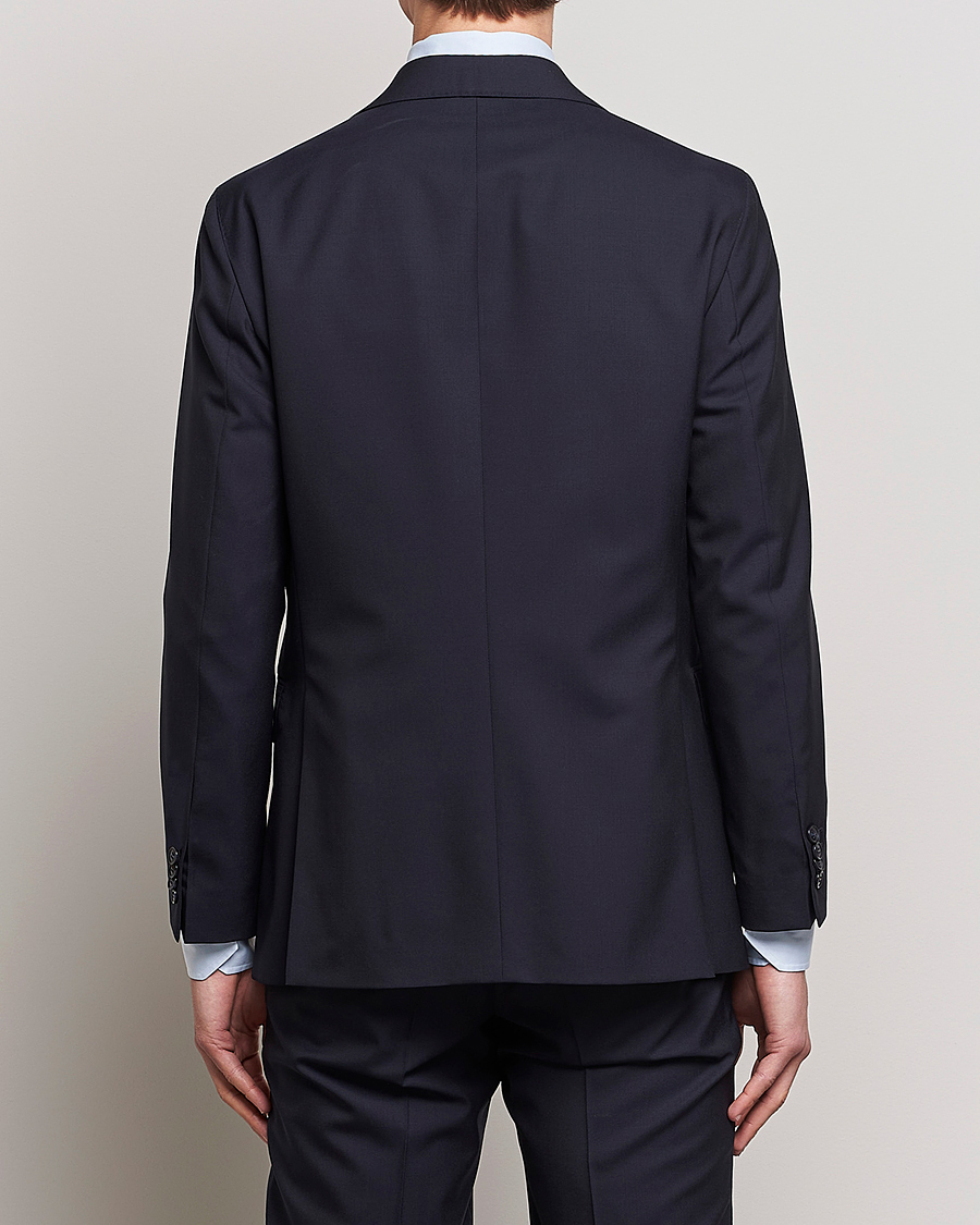 Hombres | Blazers | Oscar Jacobson | Farris Wool Blazer Navy