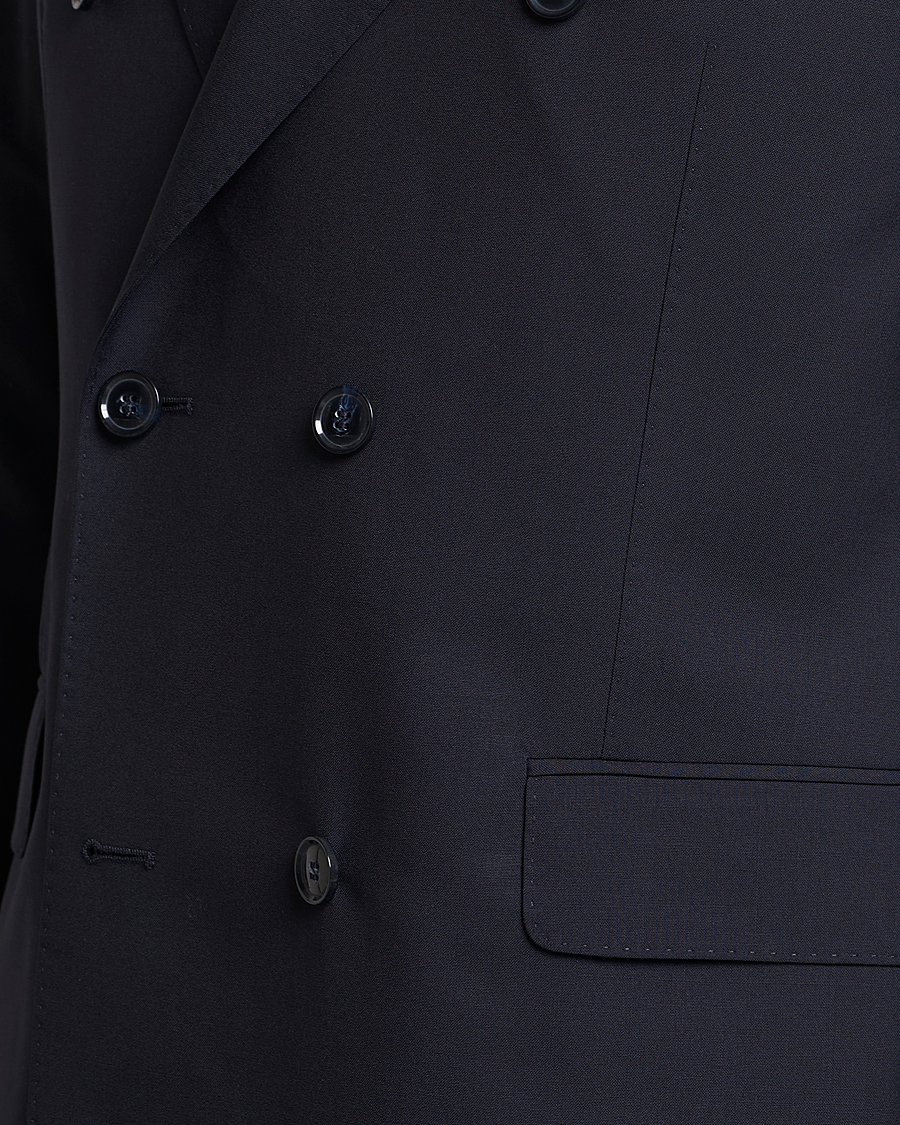 Hombres | Blazers | Oscar Jacobson | Farris Wool Blazer Navy