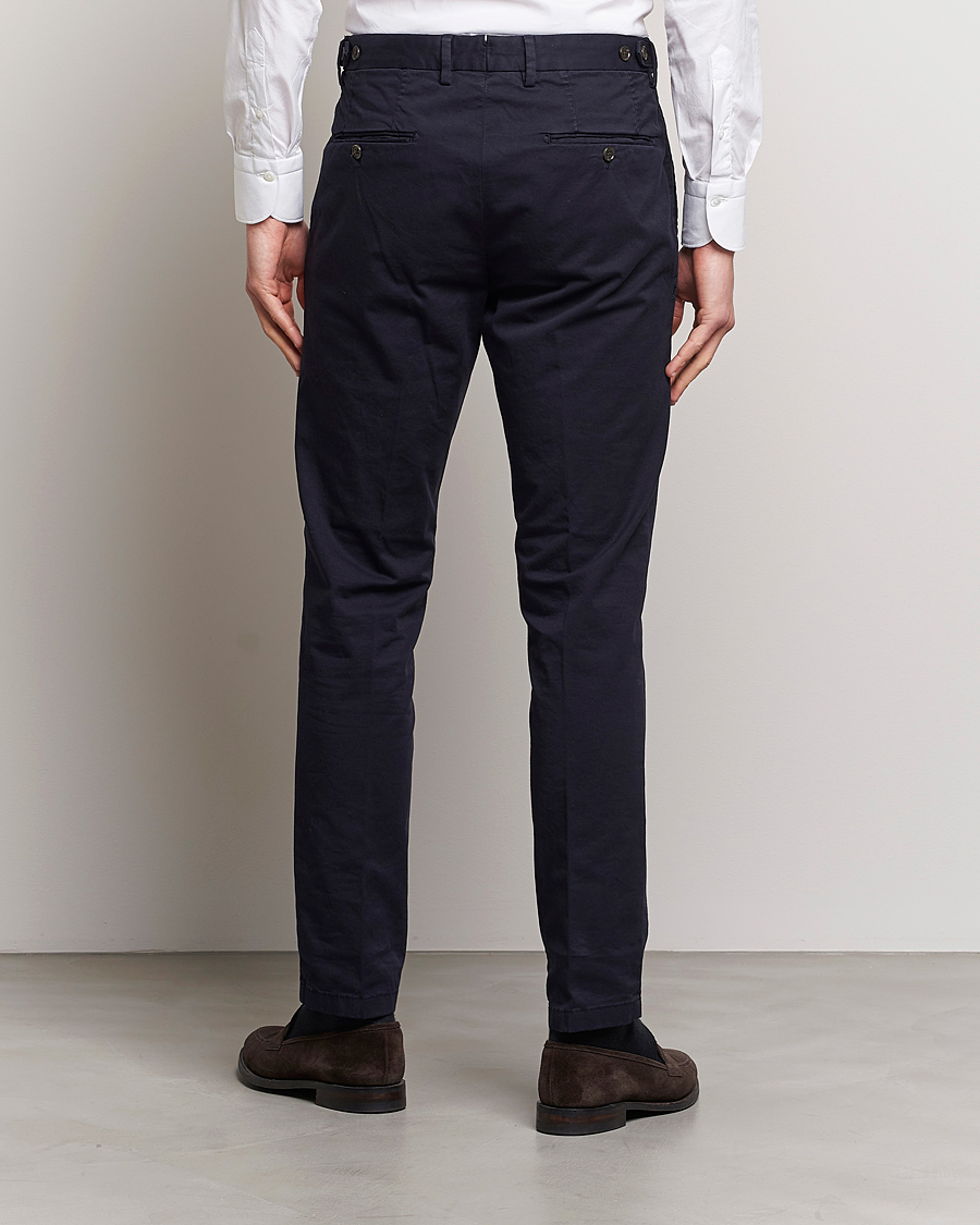 Hombres | Pantalones | Oscar Jacobson | Danwick Cotton Trousers Navy