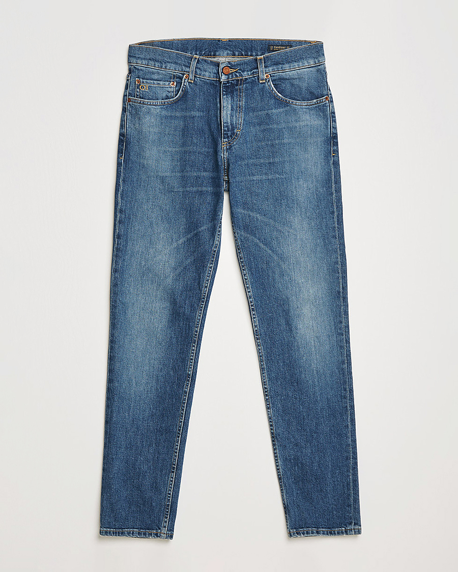 Hombres | Pantalones | Oscar Jacobson | Albert Cotton Stretch Jeans Vintage Wash