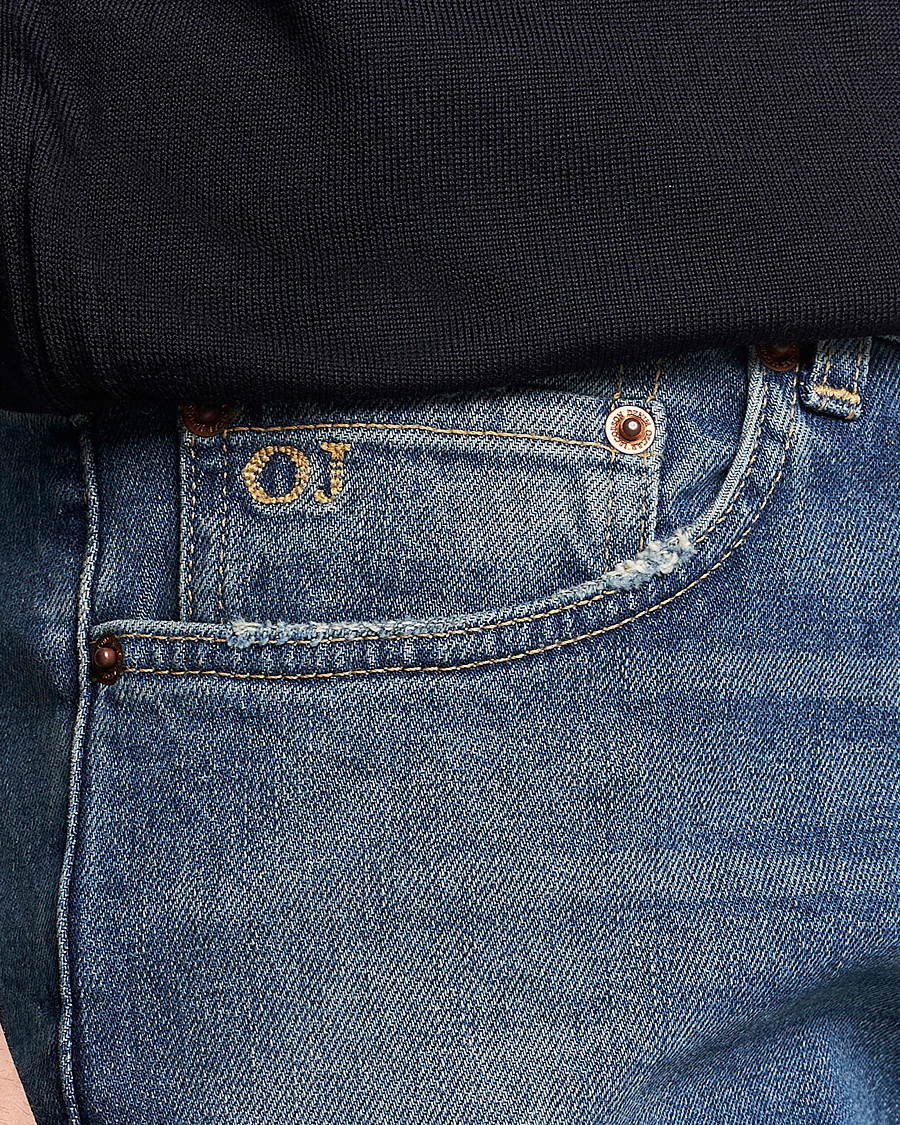 Hombres | Pantalones | Oscar Jacobson | Albert Cotton Stretch Jeans Vintage Wash