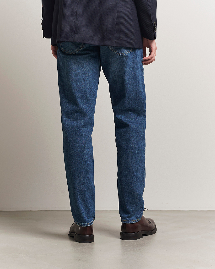 Hombres | Pantalones | Oscar Jacobson | Karl Cotton Stretch Jeans Vintage Wash