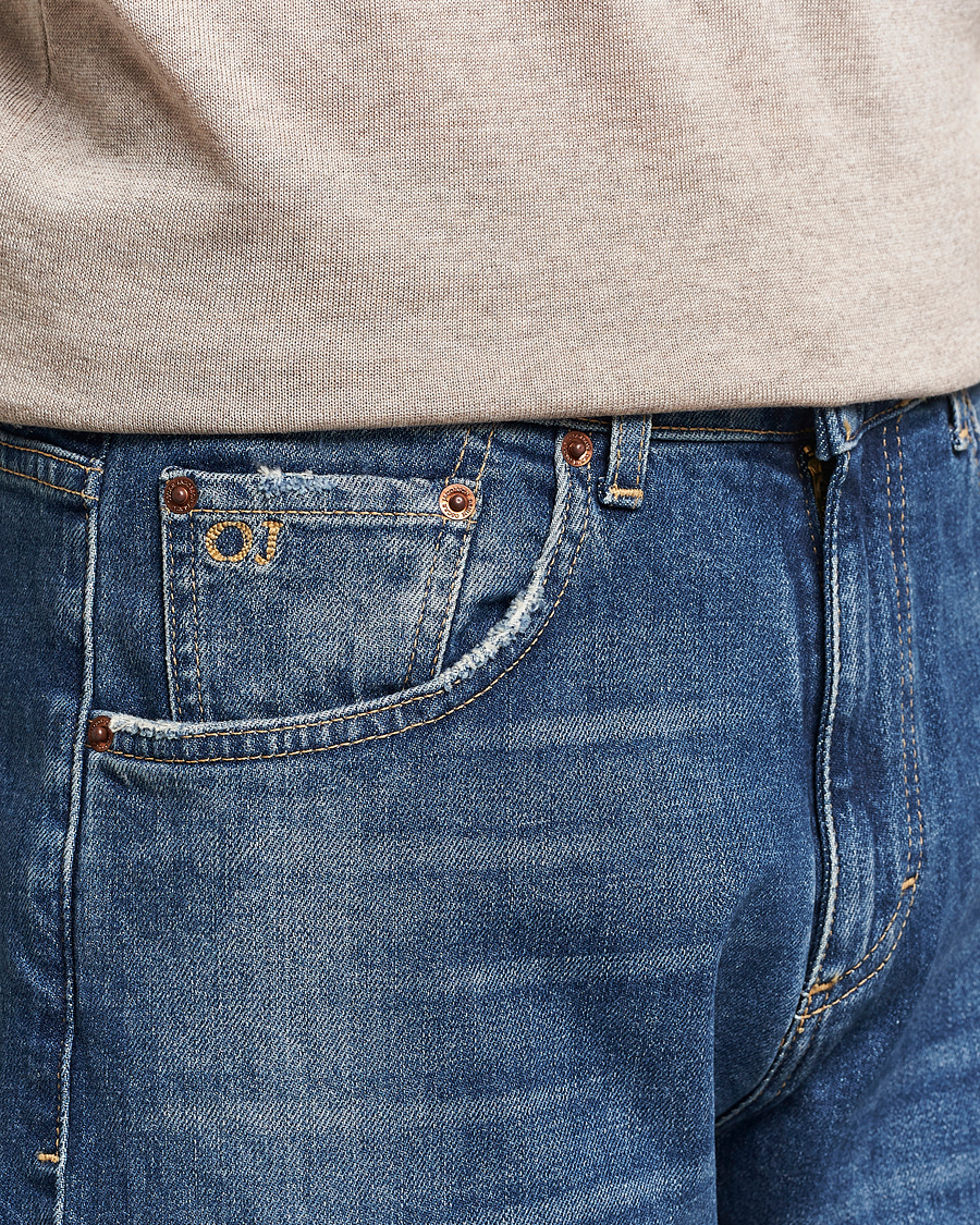 Hombres | Pantalones | Oscar Jacobson | Johan Cotton Stretch Jeans Vintage Wash