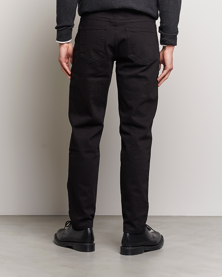 Hombres | Pantalones | Oscar Jacobson | Karl Cotton Stretch Jeans Black