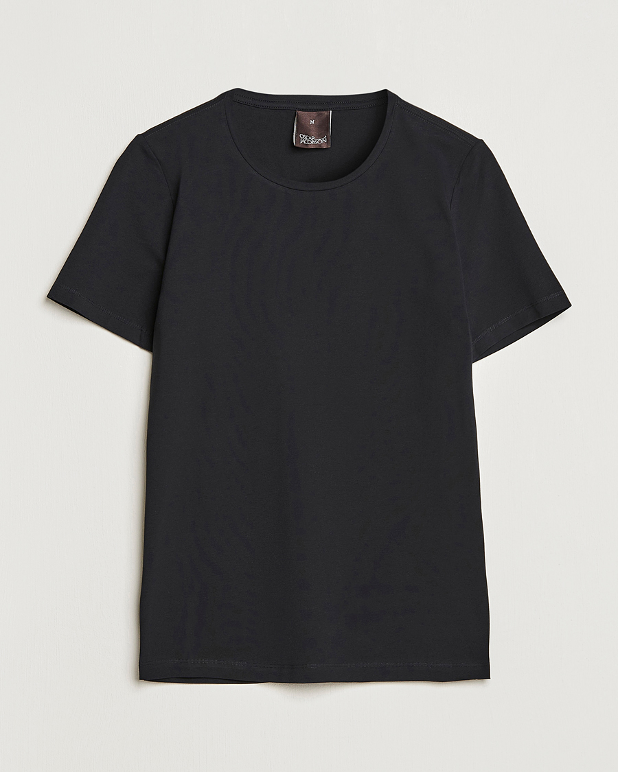 Hombres | Camisetas | Oscar Jacobson | Kyran Cotton T-Shirt Black