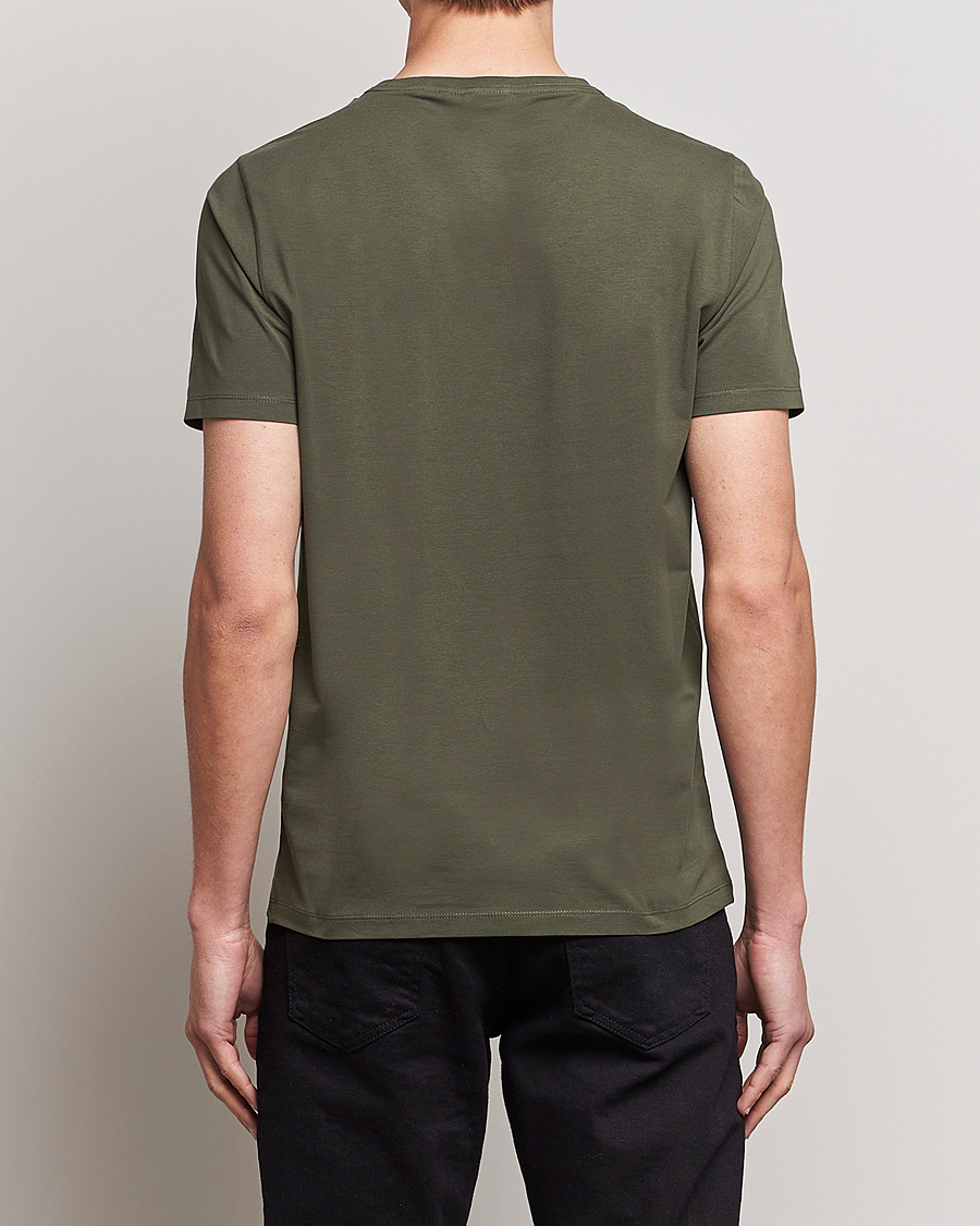 Hombres | Camisetas | Oscar Jacobson | Kyran Cotton T-Shirt Green
