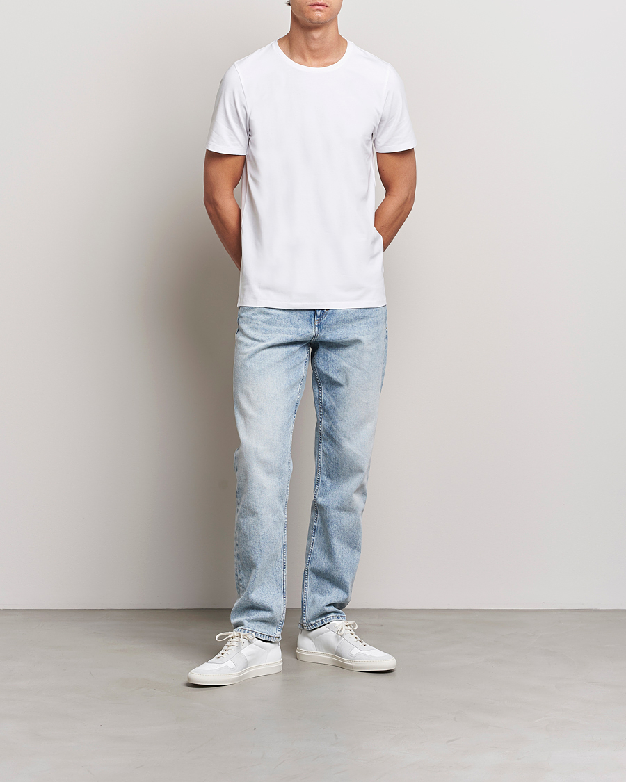 Hombres | Camisetas | Oscar Jacobson | Kyran Cotton T-Shirt White