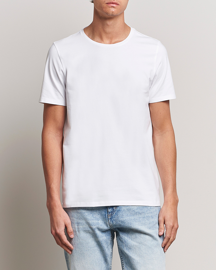Hombres | Camisetas | Oscar Jacobson | Kyran Cotton T-Shirt White