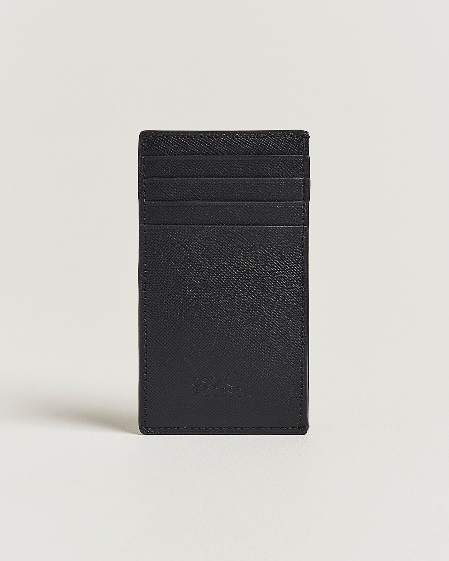 Hombres | Billeteras | Oscar Jacobson | Card Holder Leather Black