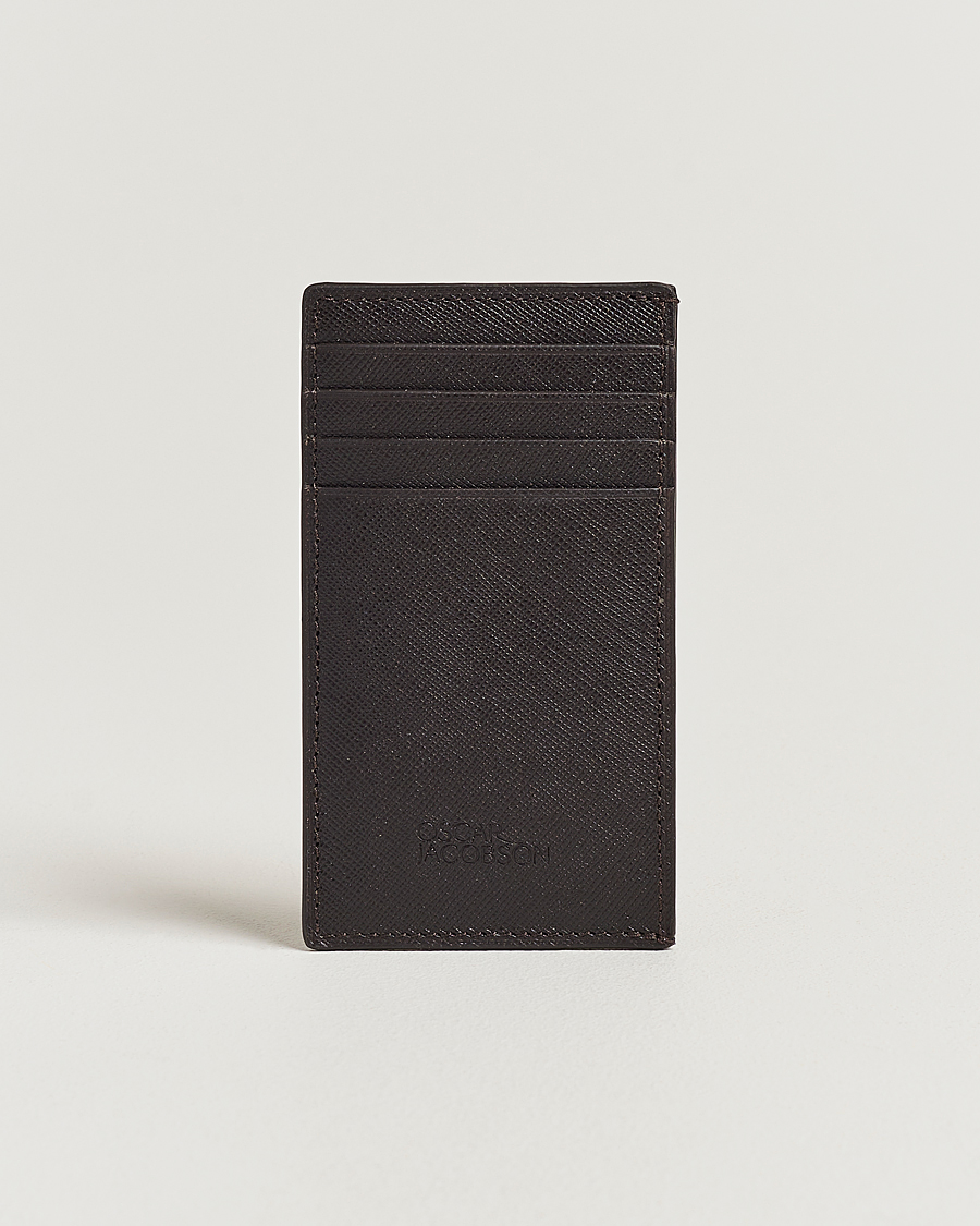 Hombres | Billeteras | Oscar Jacobson | Card Holder Leather Forastero Brown
