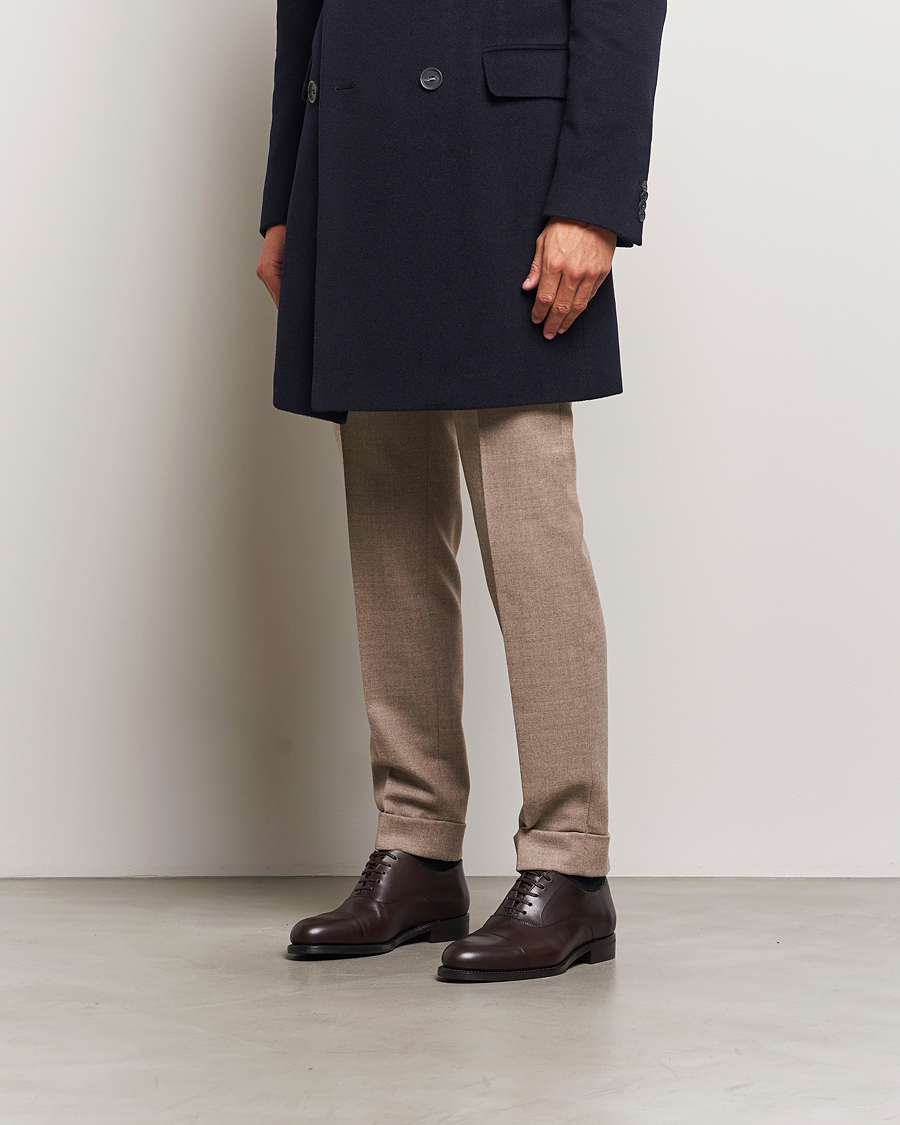 Hombres | Zapatos Oxford | Oscar Jacobson | Oxford Shoes Dark Mud Brown