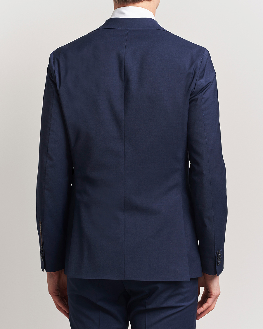 Hombres | Blazers | Oscar Jacobson | Ego Wool Blend Blazer Navy