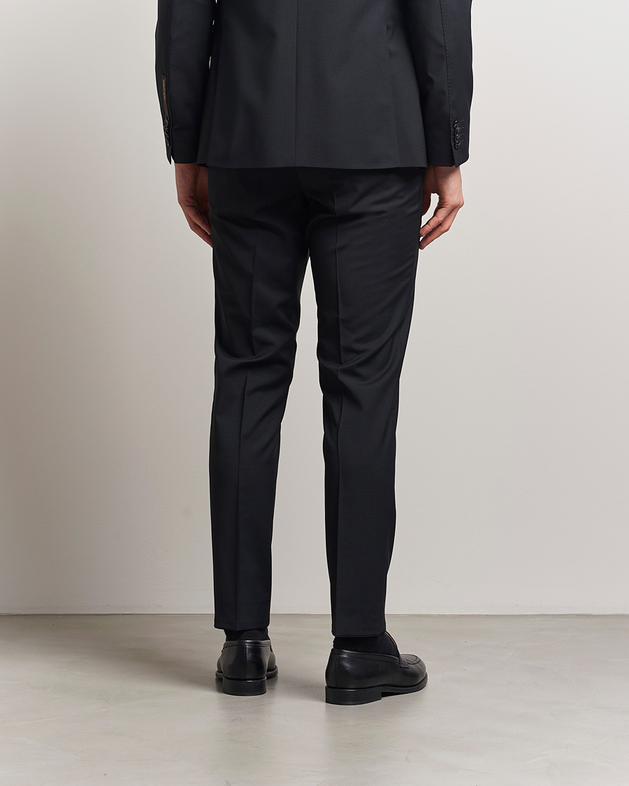 Hombres | Pantalones | Oscar Jacobson | Denz Wool Blend Trousers Black