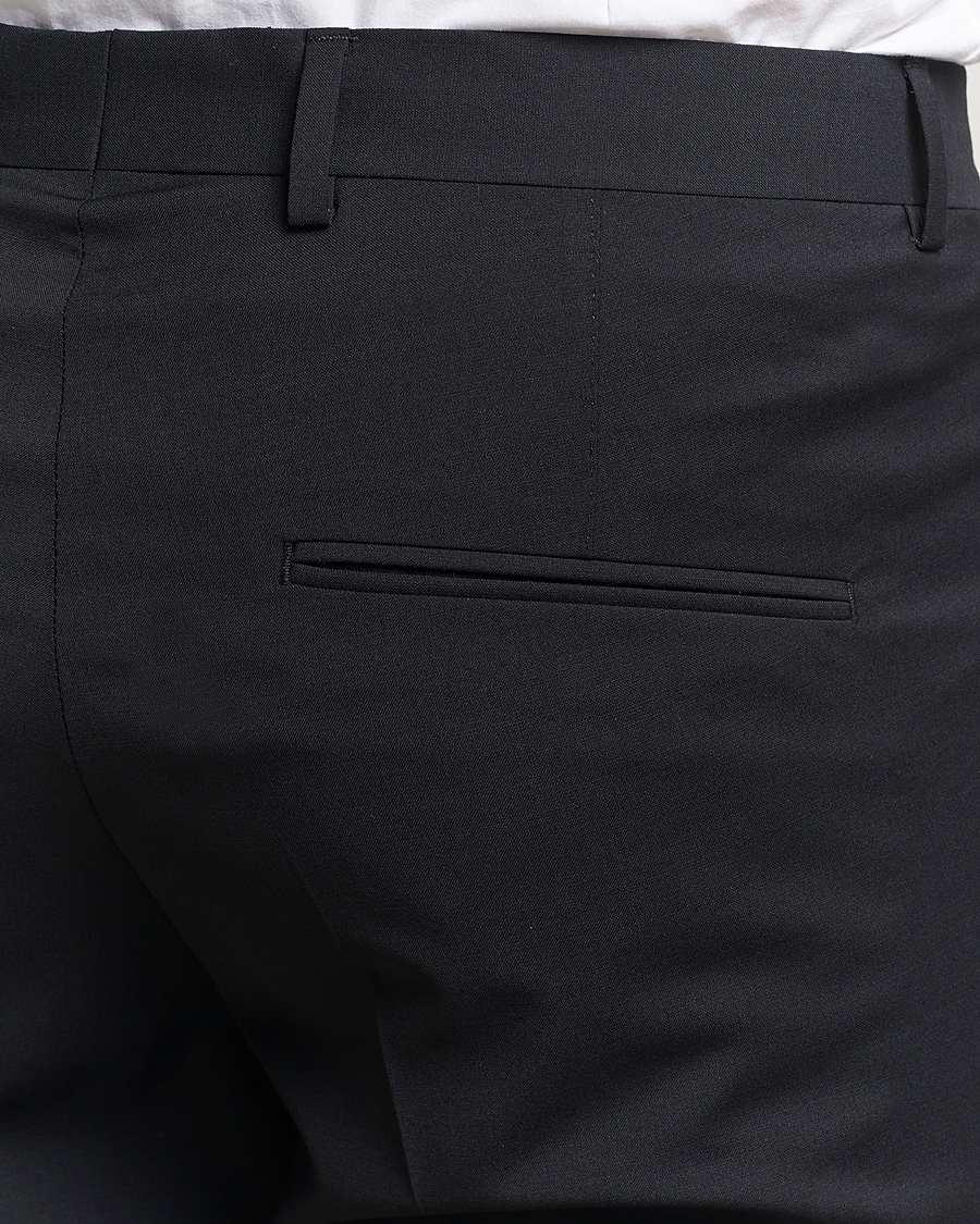 Hombres | Pantalones | Oscar Jacobson | Denz Wool Blend Trousers Black