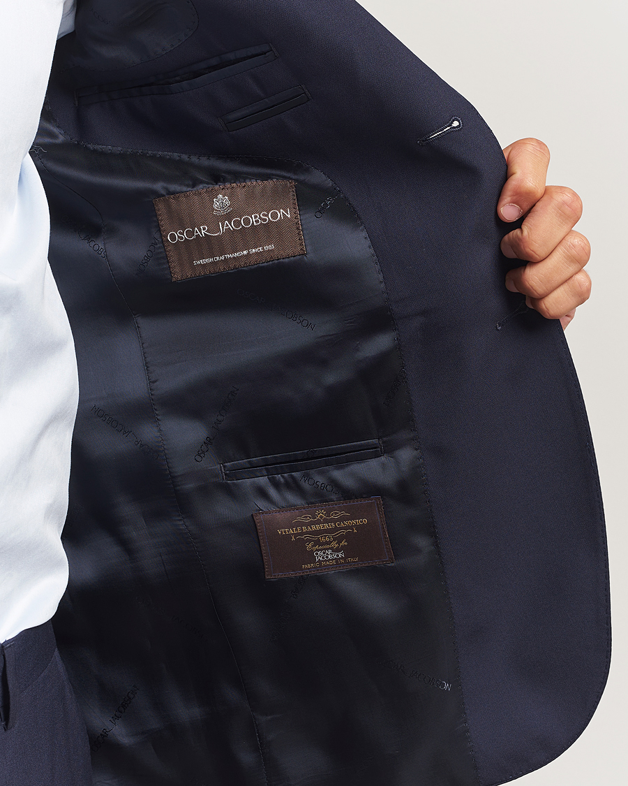 Hombres | Blazers | Oscar Jacobson | Ego Wool Blazer Blue