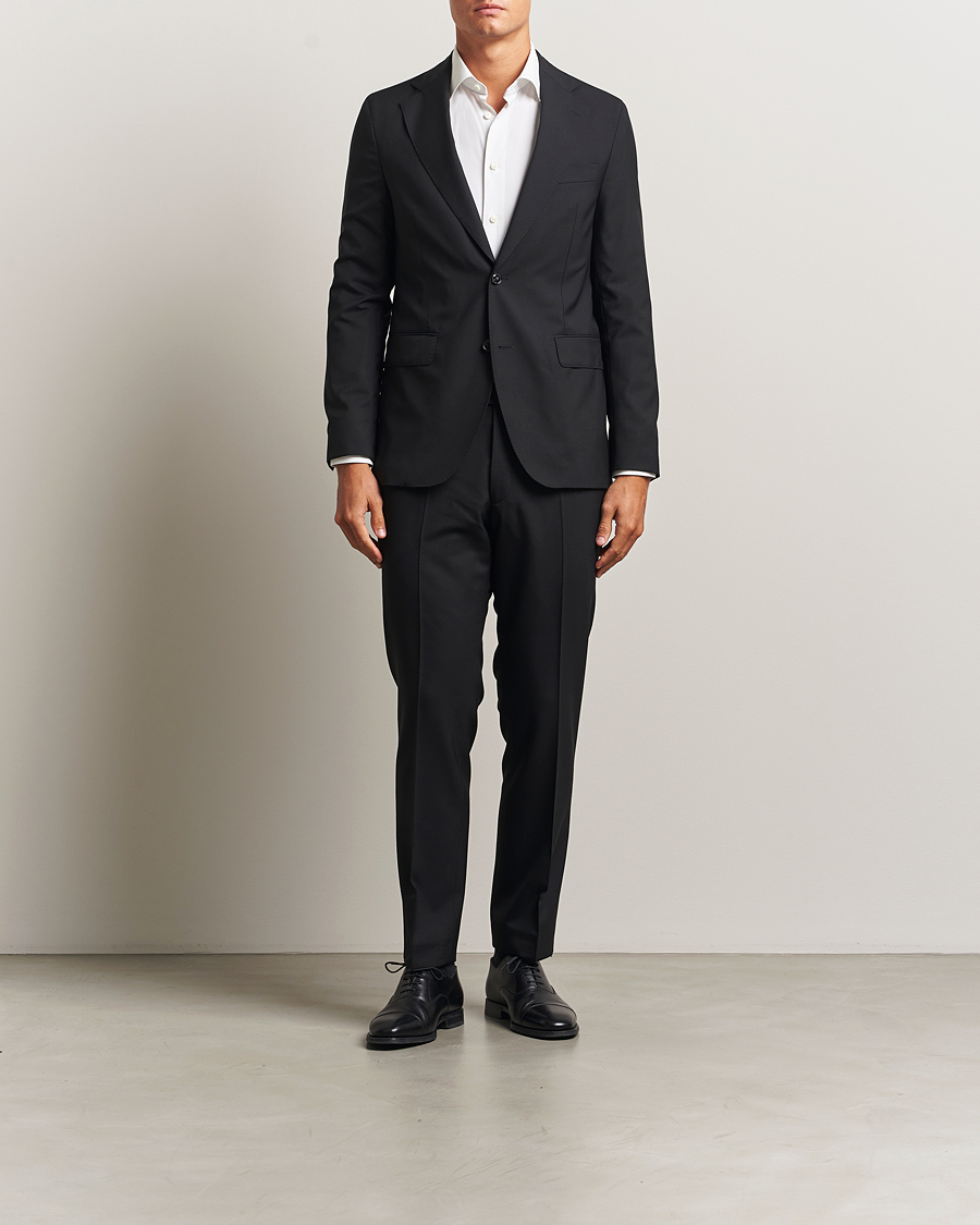 Hombres | Blazers | Oscar Jacobson | Ego Wool Blazer Black