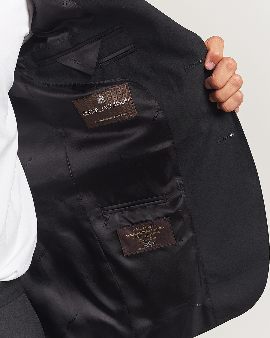 Hombres | Blazers | Oscar Jacobson | Ego Wool Blazer Black