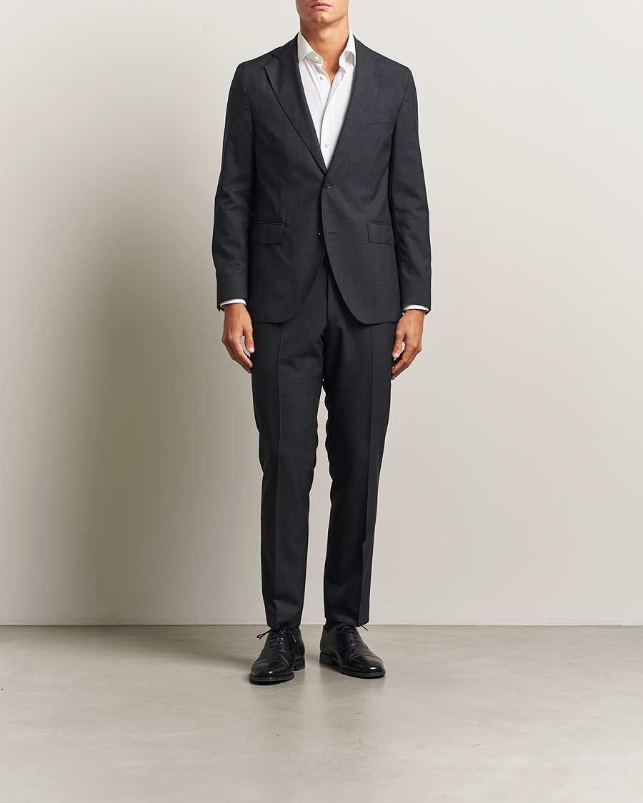 Hombres | Blazers | Oscar Jacobson | Fogerty Wool Blazer Grey
