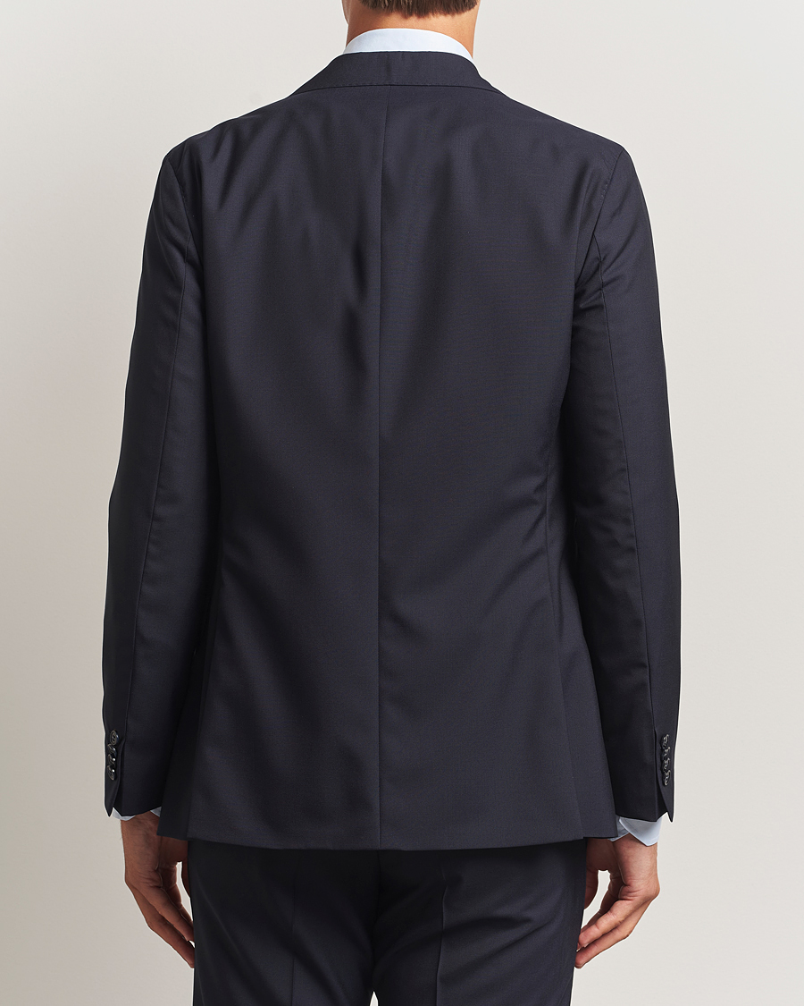 Hombres | Blazers | Oscar Jacobson | Fogerty Wool Blazer Navy