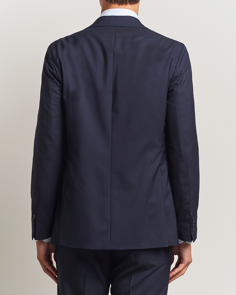 Hombres | Blazers | Oscar Jacobson | Fogerty Wool Blazer Blue