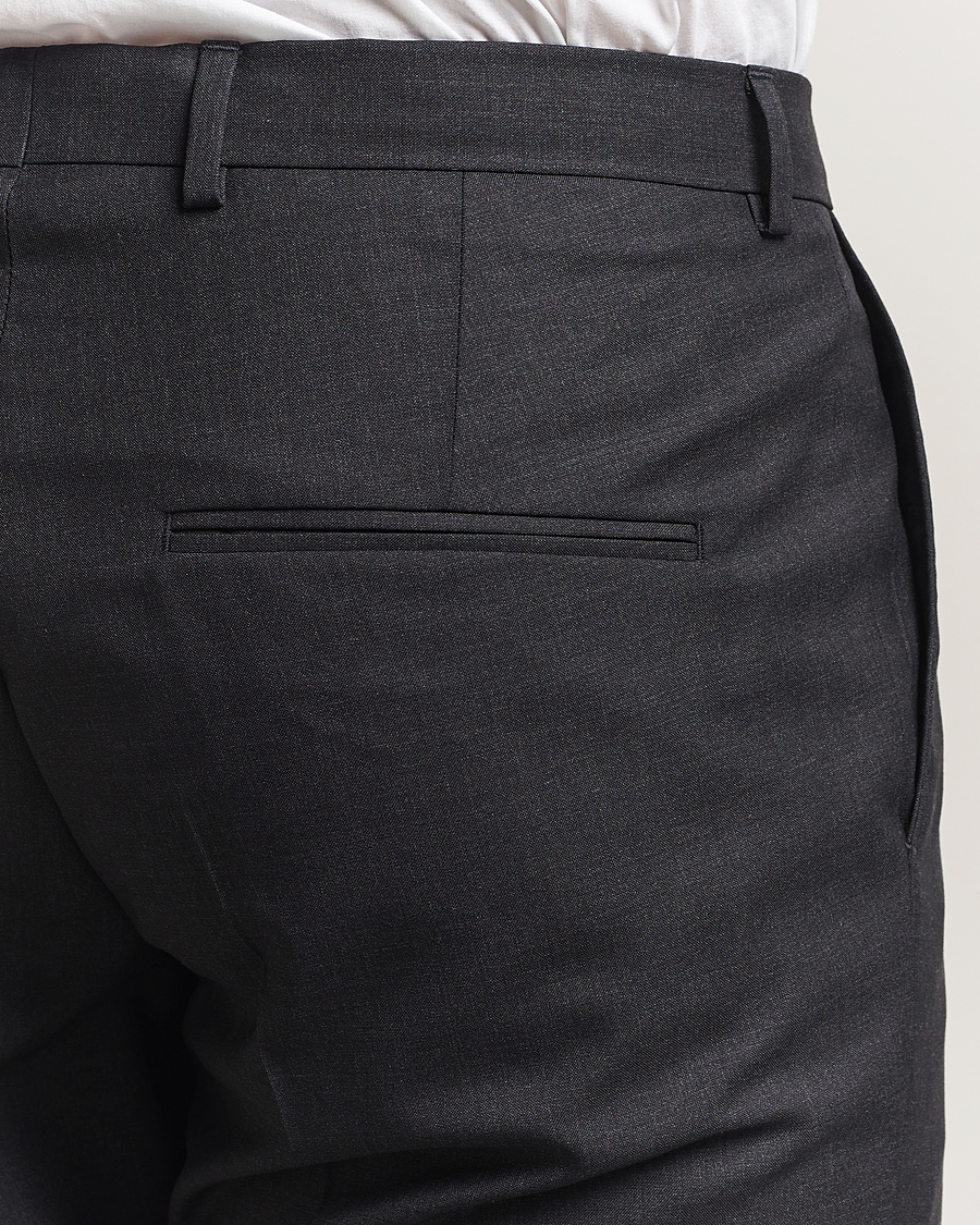 Hombres | Pantalones | Oscar Jacobson | Dandy Wool Trousers Grey
