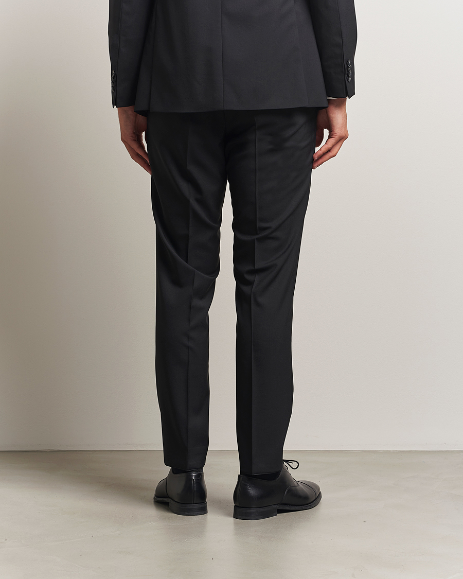 Hombres | Pantalones | Oscar Jacobson | Dandy Wool Trousers Black
