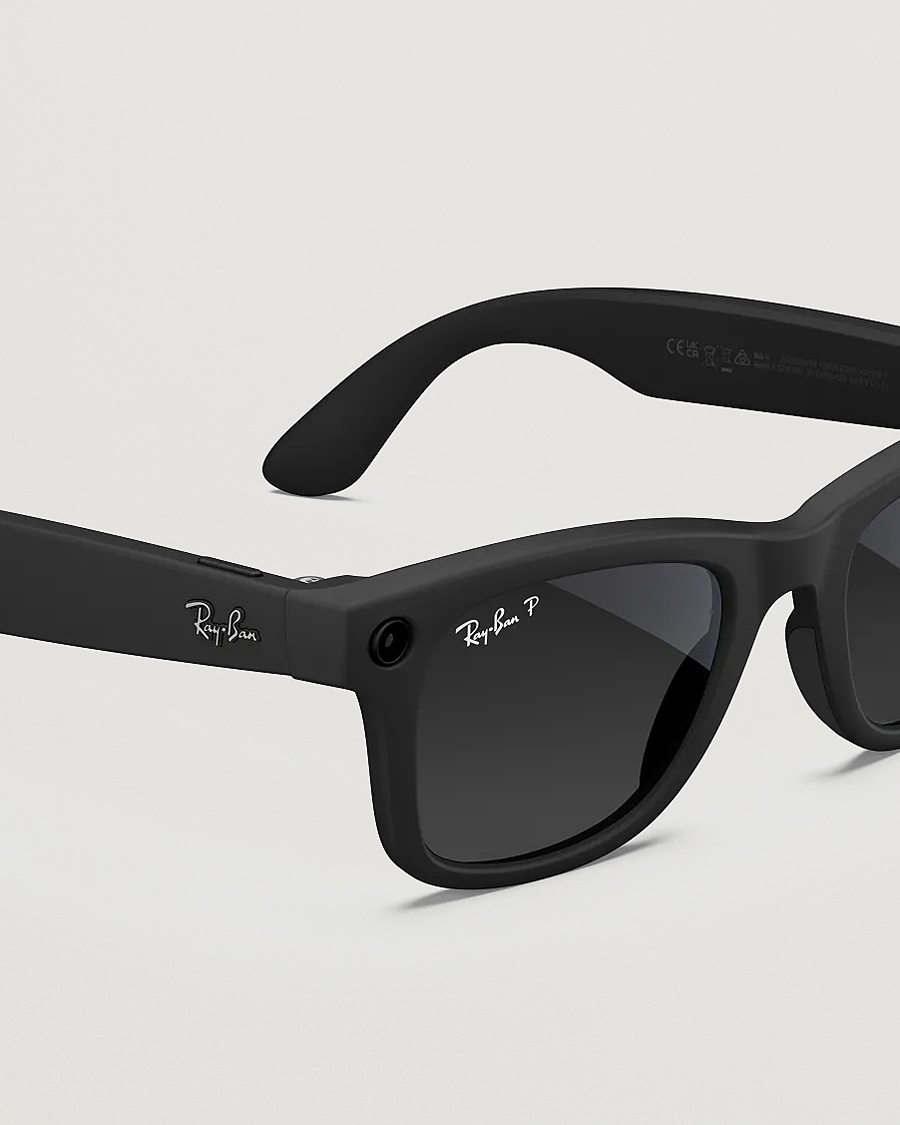 Hombres | Gafas de sol | Ray-Ban | Wayfarer Meta 50 Sunglasses Matte Black
