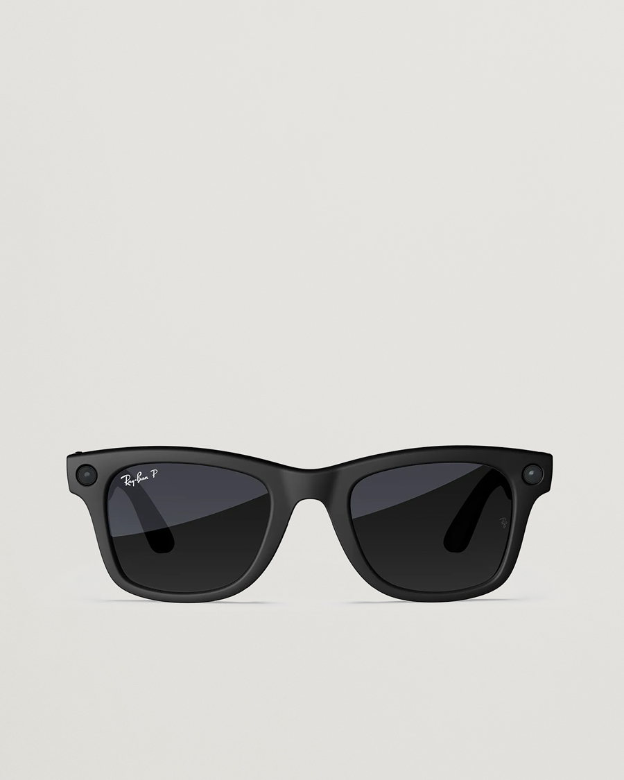 Hombres | Gafas de sol | Ray-Ban | Wayfarer Meta 53 Sunglasses Matte Black