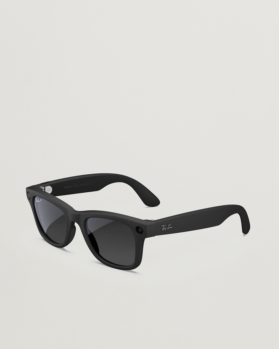 Hombres | Gafas de sol | Ray-Ban | Wayfarer Meta 53 Sunglasses Matte Black