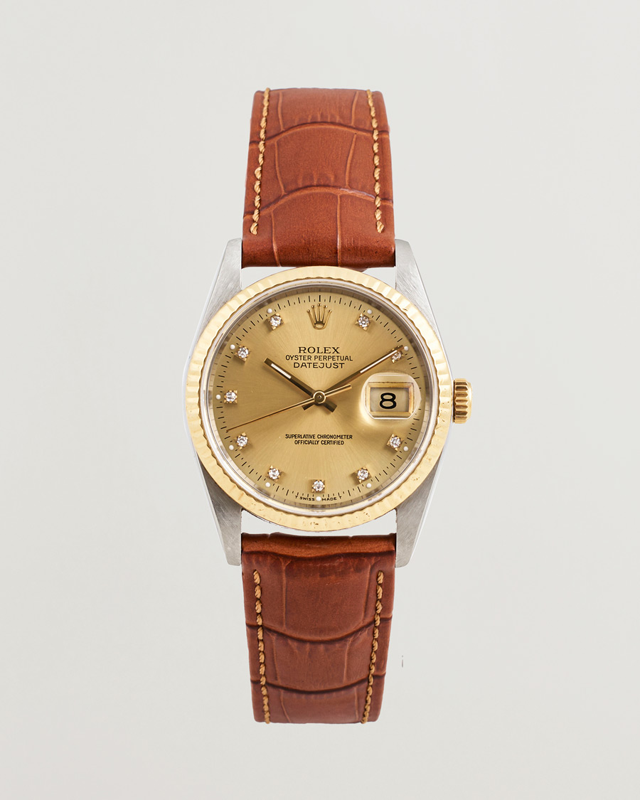 Hombres | Rolex Pre-Owned Datejust 36 G/S Diamant  | Rolex Pre-Owned | Datejust 36 G/S Diamant 