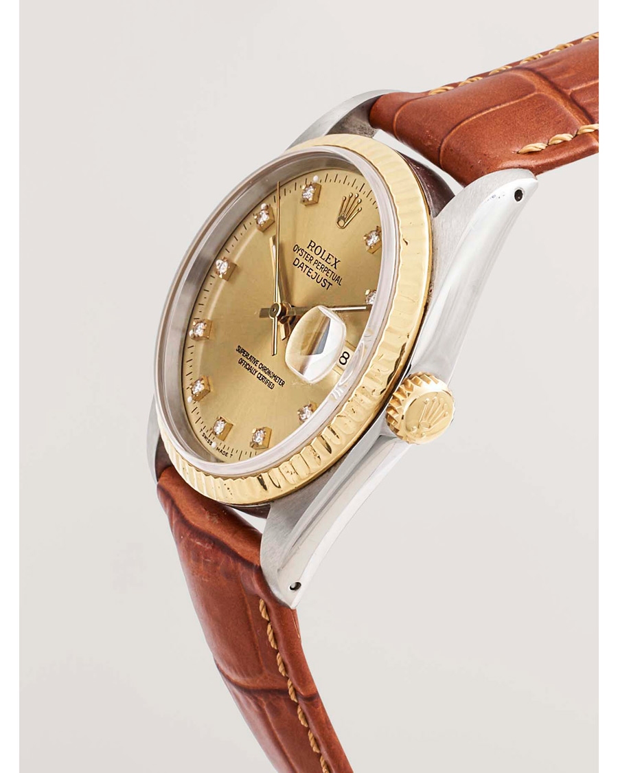 Hombres | Rolex Pre-Owned Datejust 36 G/S Diamant  | Rolex Pre-Owned | Datejust 36 G/S Diamant 