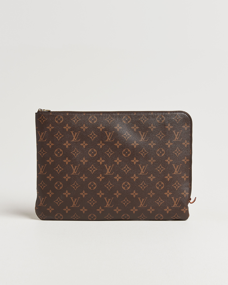 Hombres | Louis Vuitton Pre-Owned Posh Document Bag Monogram | Louis Vuitton Pre-Owned | Posh Document Bag Monogram
