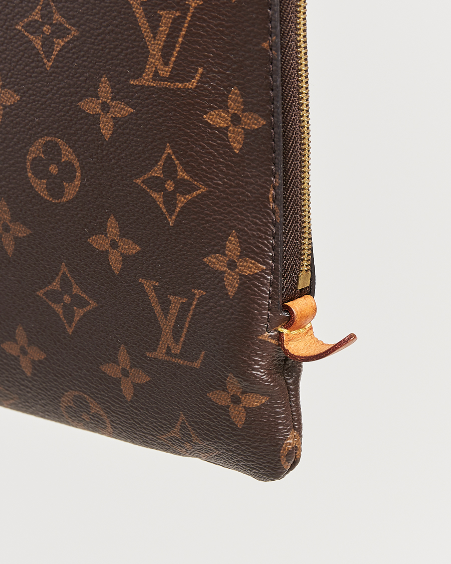 Hombres | Louis Vuitton Pre-Owned Posh Document Bag Monogram | Louis Vuitton Pre-Owned | Posh Document Bag Monogram