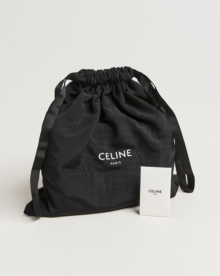 Hombres | Celine Pre-Owned Trio Bag Medium Leather Black | Celine Pre-Owned | Trio Bag Medium Leather Black