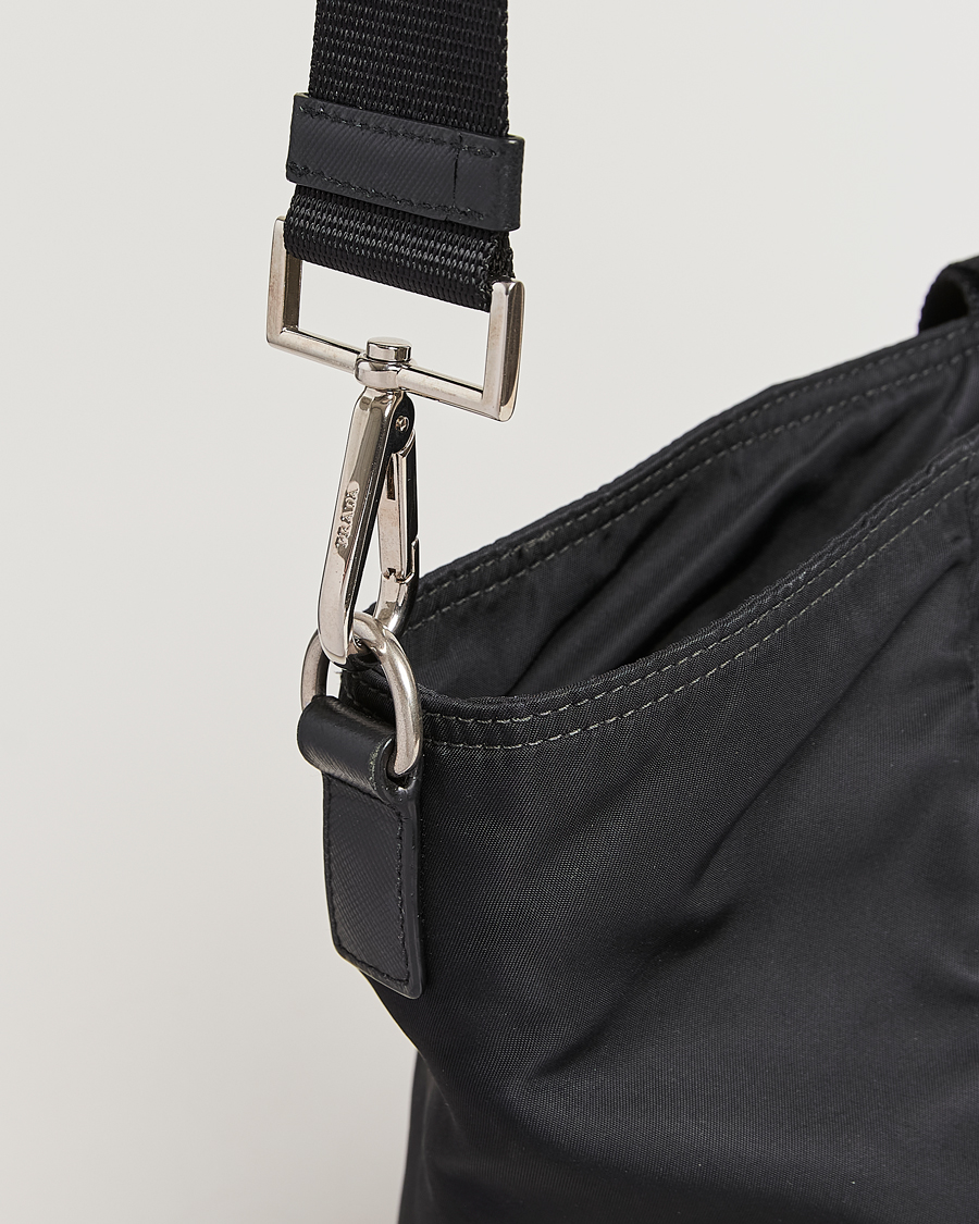 Hombres | Prada Pre-Owned 2 Way Boston Bag Tessuto Nylon Black | Prada Pre-Owned | 2 Way Boston Bag Tessuto Nylon Black