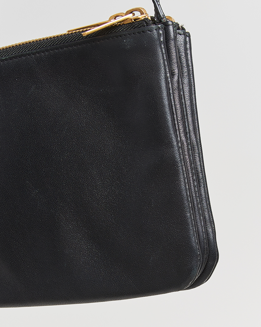 Hombres | Celine Pre-Owned Trio Bag Small Leather Black | Celine Pre-Owned | Trio Bag Small Leather Black