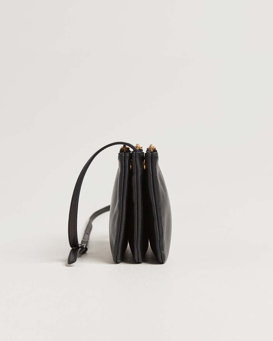 Hombres | Celine Pre-Owned Trio Bag Small Leather Black | Celine Pre-Owned | Trio Bag Small Leather Black