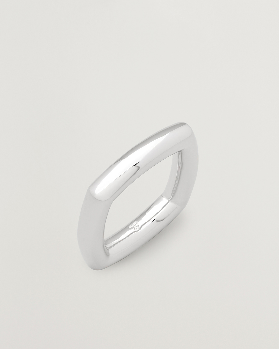 Hombres | Joyas | Tom Wood | Frame Ring Slim Silver