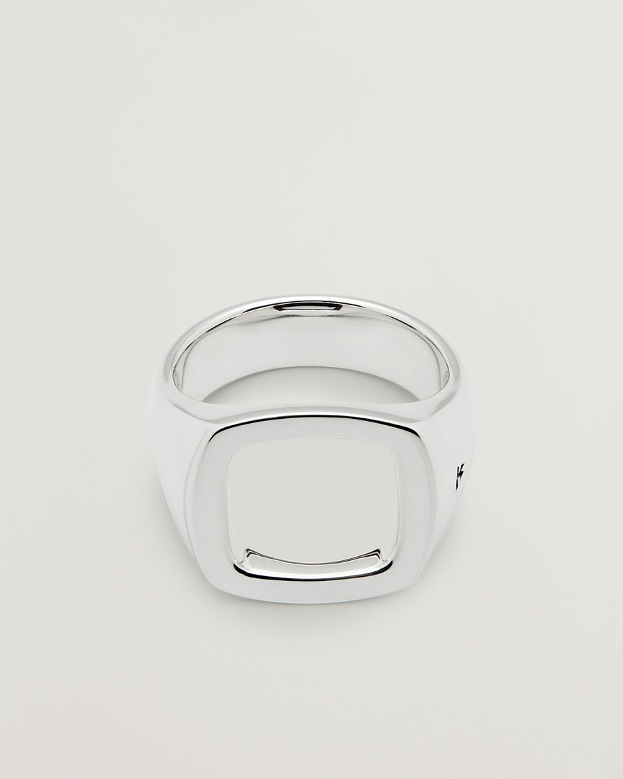 Hombres | Joyas | Tom Wood | Cushion Open Ring Silver