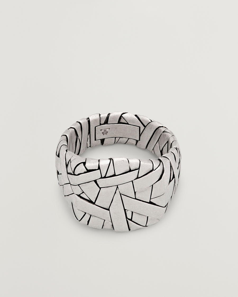 Hombres | Joyas | Tom Wood | Quilt Ring Silver