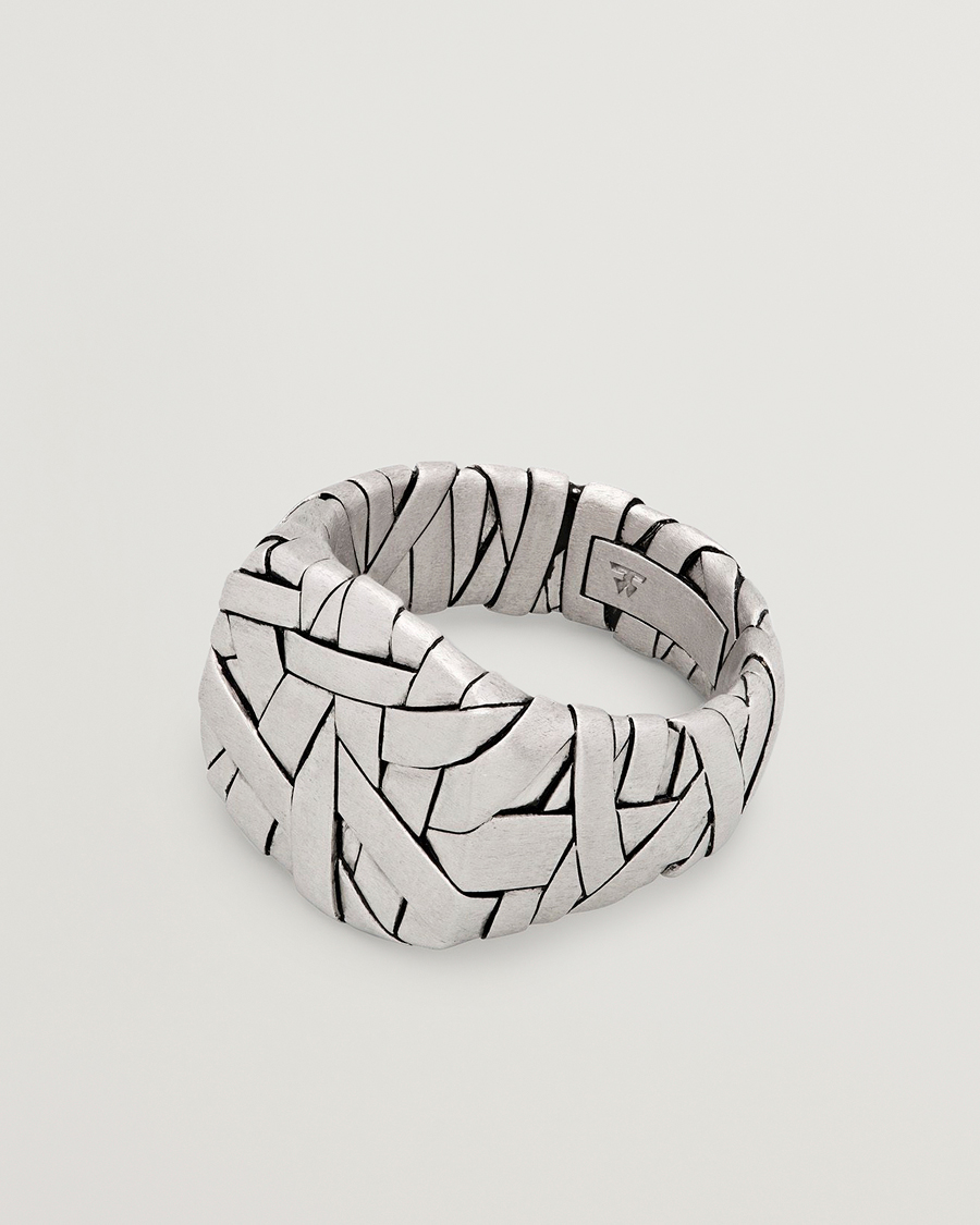 Hombres | Joyas | Tom Wood | Quilt Ring Silver