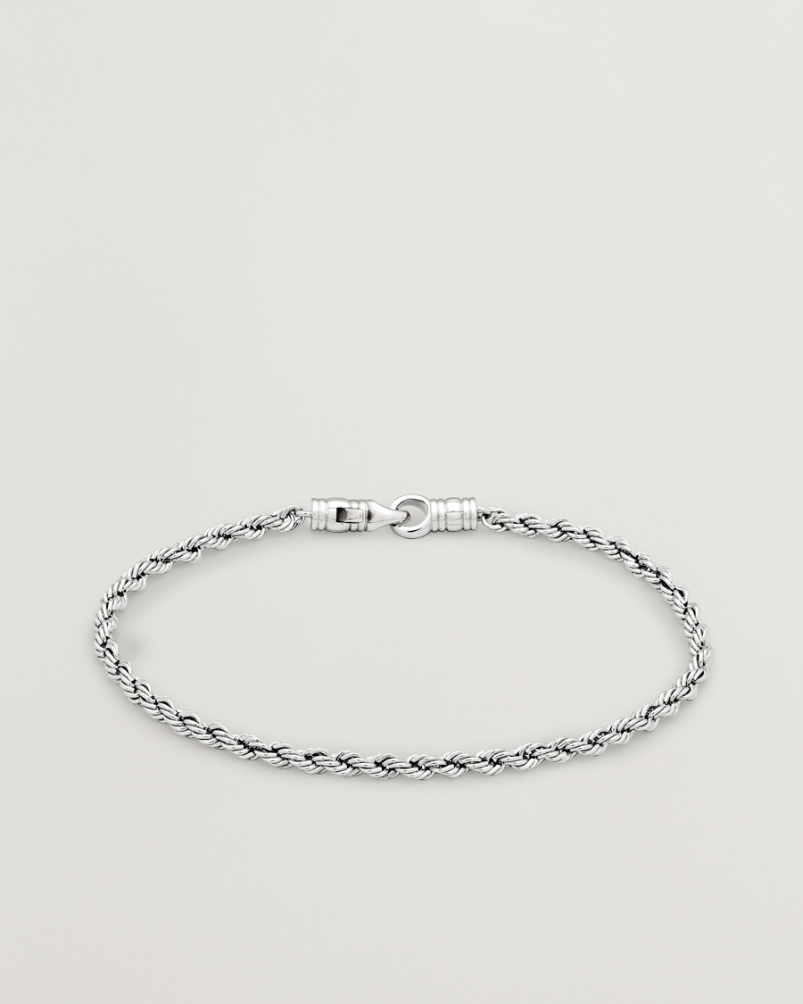 Hombres | Joyas | Tom Wood | Rope Bracelet Silver