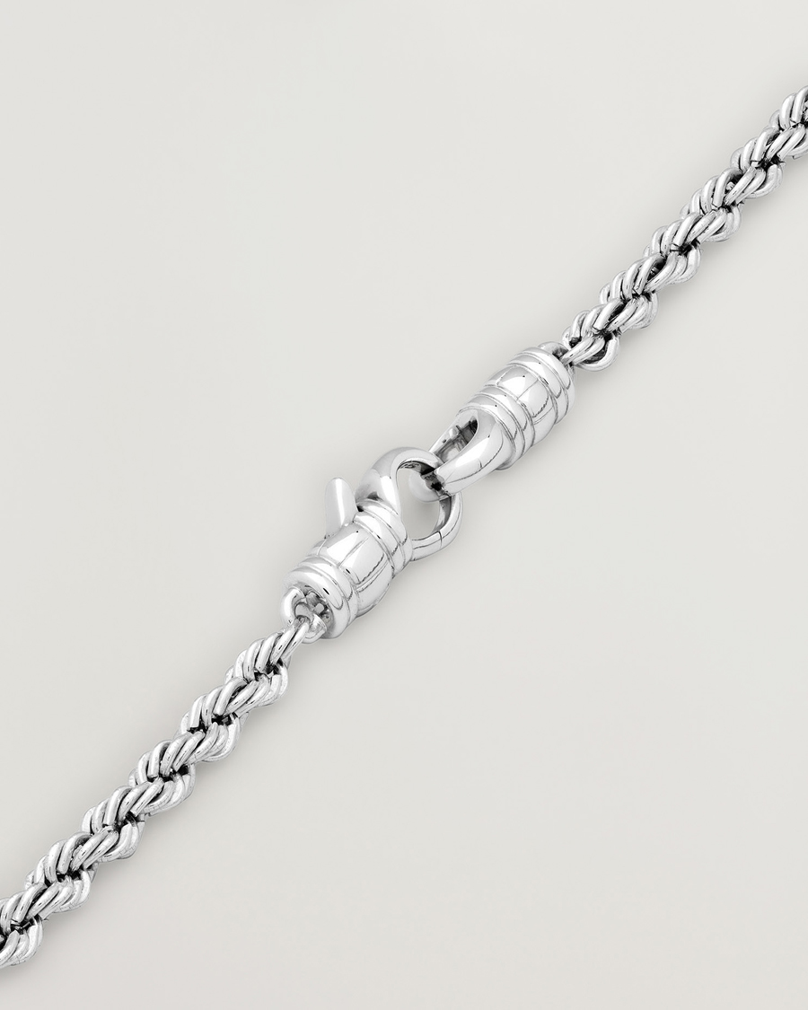 Hombres | Joyas | Tom Wood | Rope Bracelet Silver