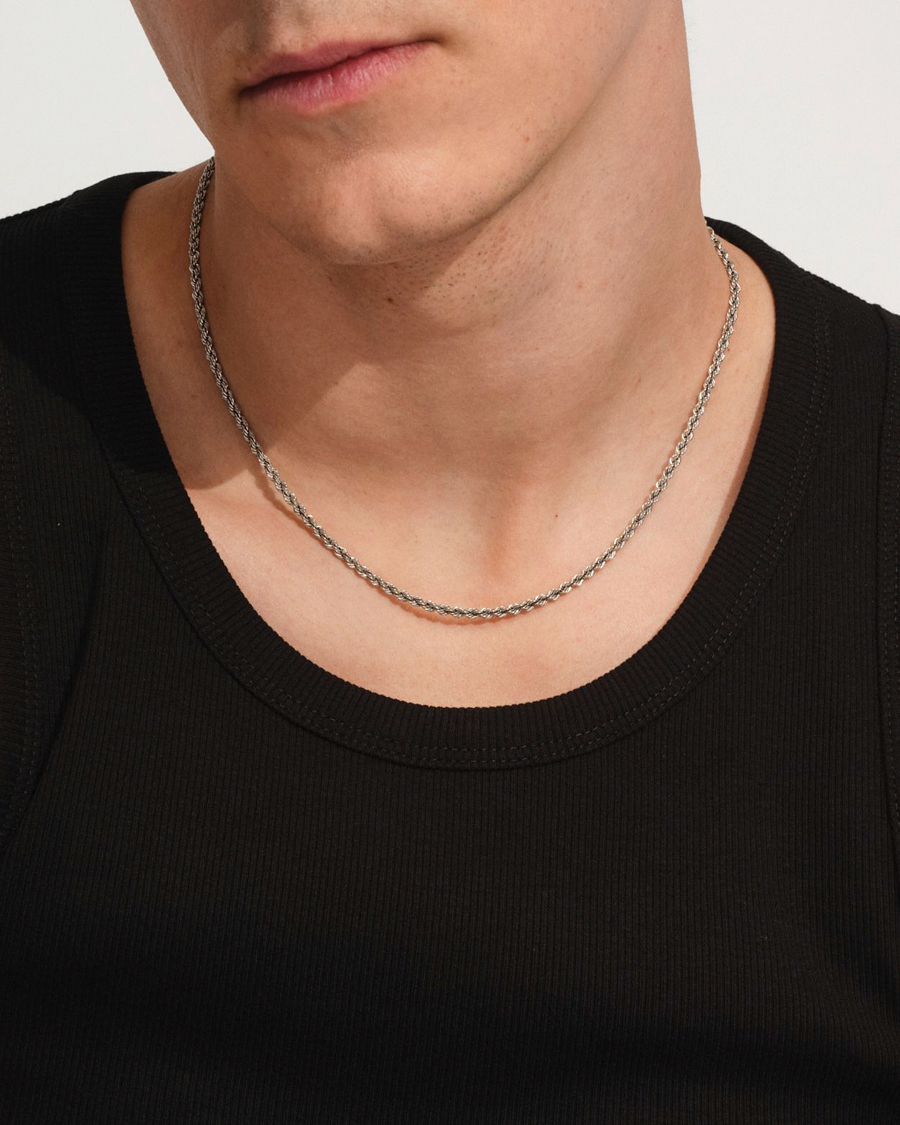 Hombres | Joyas | Tom Wood | Rope Chain Silver