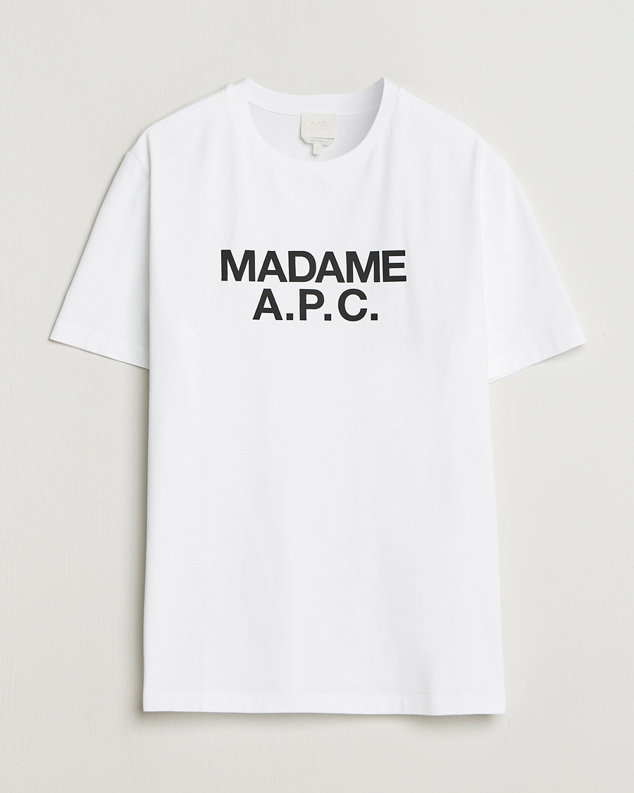 Hombres | Camisetas | A.P.C. | Madame T-Shirt White
