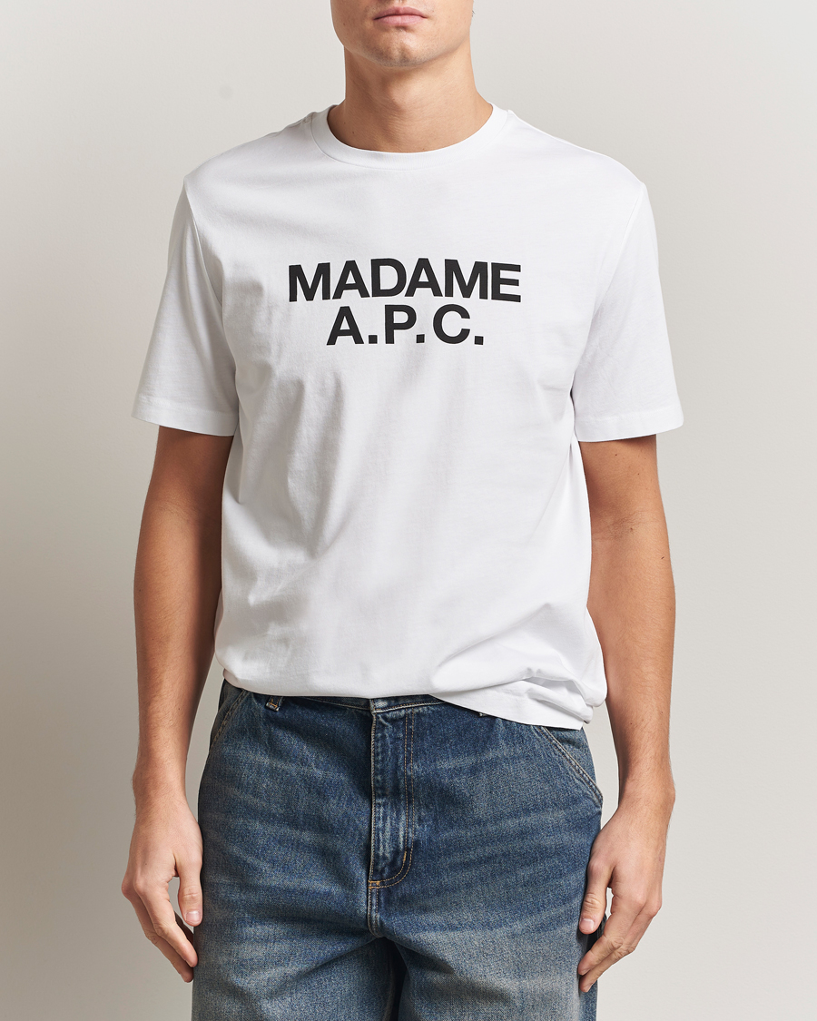 Hombres | Camisetas | A.P.C. | Madame T-Shirt White