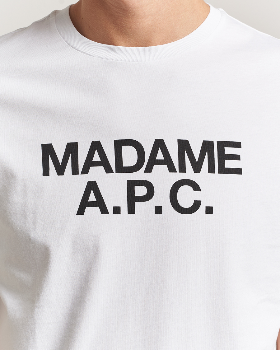 Hombres | Camisetas | A.P.C. | Madame T-Shirt White