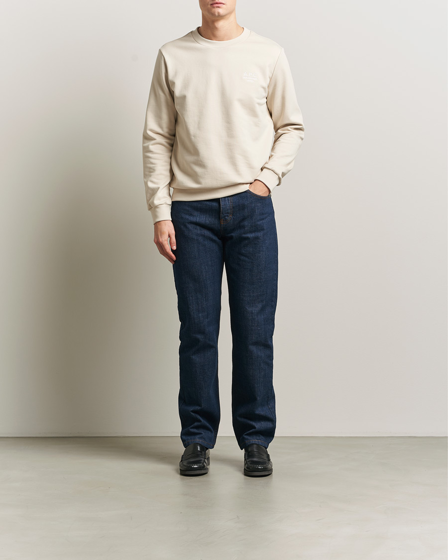 Hombres | Jerséis y prendas de punto | A.P.C. | Rue Madame Tonal Sweatshirt Mastic