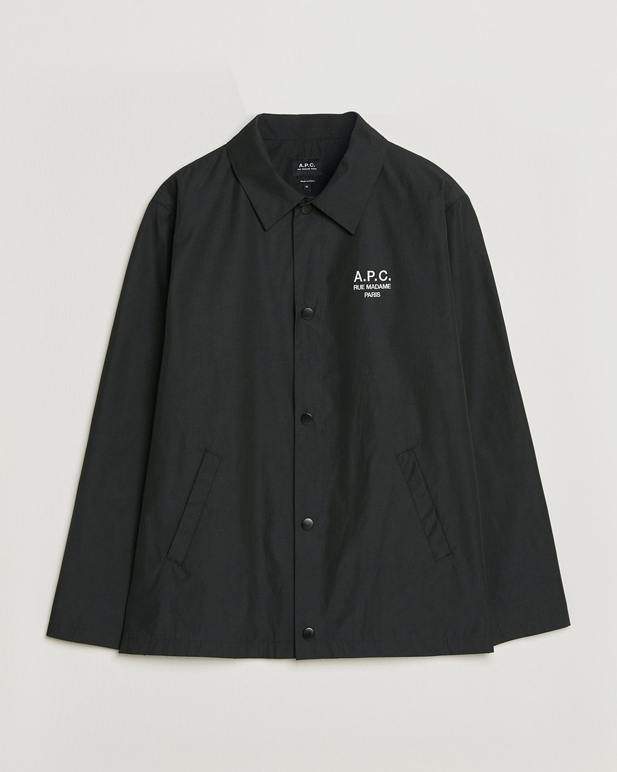 Hombres | Abrigos y chaquetas | A.P.C. | Rue Madame Coach Jacket Black