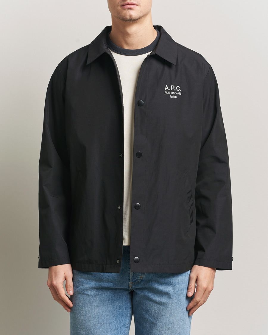 Hombres | Abrigos y chaquetas | A.P.C. | Rue Madame Coach Jacket Black
